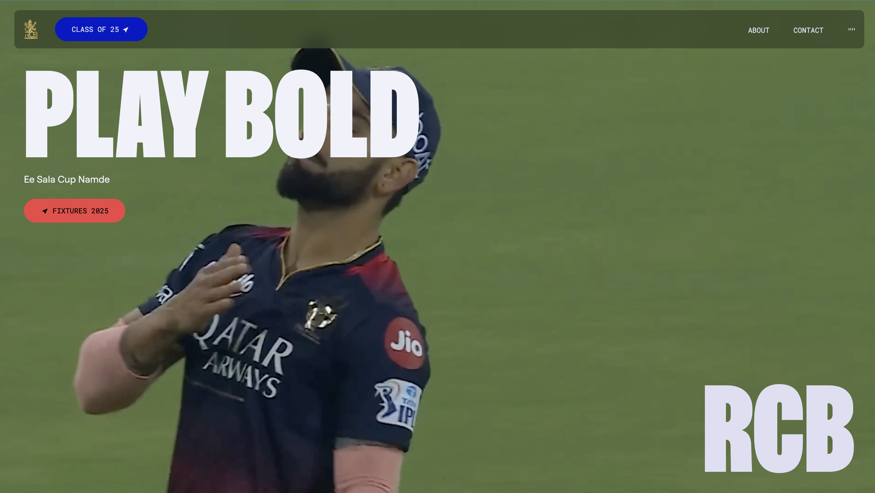 RCB 2025 Fan Portal